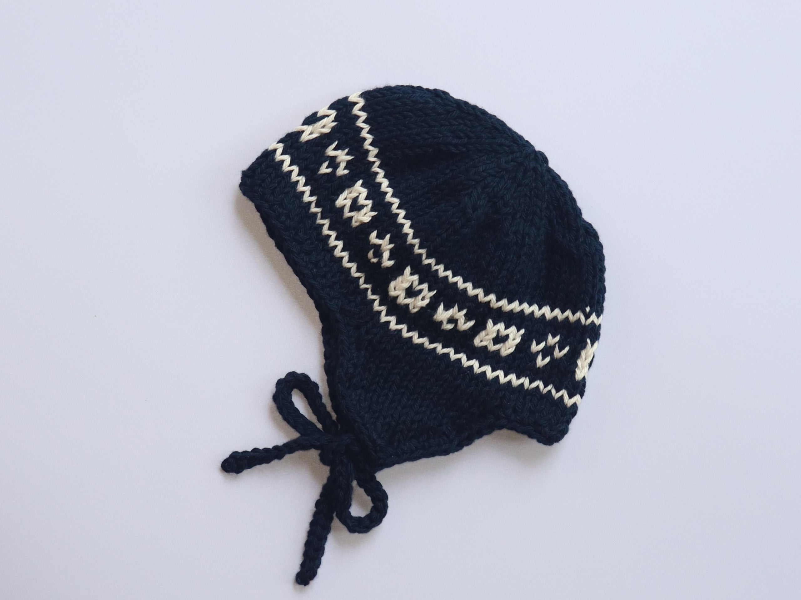 sol Hand-knitted Border Hat Multi 新品 sol Hand-knitted Border Hat